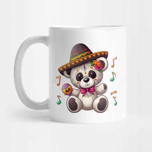 Cute Bear Day of the Dead Kawaii Mug